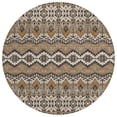 thumbnail image 2 of Addison Rugs Chantille Indoor/Outdoor Transitional Moroccan Taupe Washable Round Rug, 8' x 8', 2 of 6