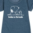 thumbnail image 3 of HYBRID APPAREL - Peanuts - Take A Break - Toddler & Youth Girls Fleece Dress, 3 of 5