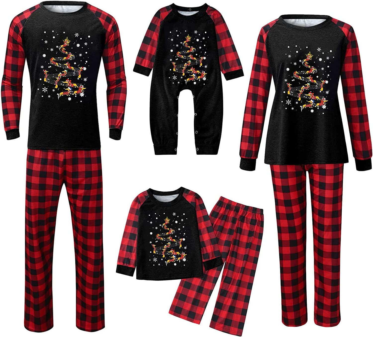 DabuLiu Mens Christmas Pajama Pants His and Her Christmas Pajamas for