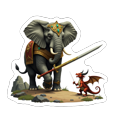 thumbnail image 3 of cartoon Elephant Stickers, Waterproof Elephant Sticker for Water Bottle Laptop Phone Cases Planner Skateboard Luggage Helmet Party Favor Decor, Ideal for Adults Teens Teacher Rewards, 3 of 9