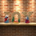 thumbnail image 2 of Adornos navideños de Belén, recuerdos de Belén, adornos cristianos para chimenea, estantes interiores para el hogar familiar, 3 uds., 2 of 9