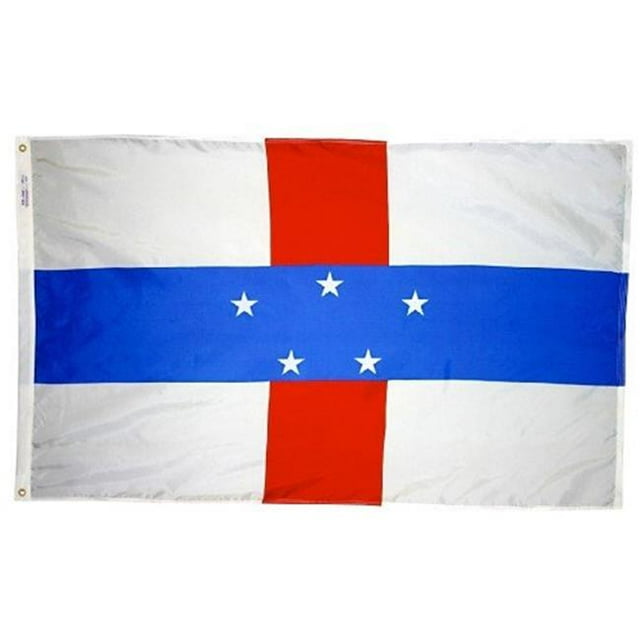 Annin Flagmakers 221461 2 ft. X 3 ft. Nyl-Glo Netherlands Antilles Flag