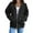 Black, variant on jjayotai Fashion Hoodies, Vintage Zipper Oversized Loose Fit Hoodies Womens Long Sleeve Solid Jackets Soft Outdoor Sweatshirts Black XXL