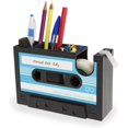 thumbnail image 1 of Creative Retro Cassette Shape Pencil Holder Dispenser Tape Dispenser Multi-Functional Desk Organizer Pen Box Makeup Brush Holder, 1 of 5