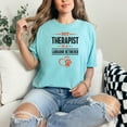 thumbnail image 2 of My Therapist Is A Labrador Retriever, Chalky Mint Comfort Colors T-Shirt, Medium, 2 of 3