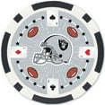thumbnail image 4 of MasterPieces Casino Style 100 Piece Poker Chip Set - NFL Las Vegas Raiders, 4 of 6