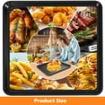 thumbnail image 2 of Air Fryer Grill Pan, 13 * 13'' Air Fryer Grill Crisper Plate Rack Accessories Replacement Parts Tray for Ninja Foodi SP101 SP100 Air Fryer Oven, 2 of 7