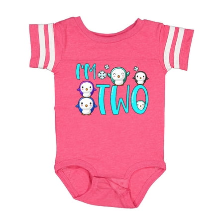 

Inktastic I m 2 Cute Penguin Birthday Party Gift Baby Boy or Baby Girl Bodysuit