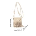 thumbnail image 5 of YUNAFFT Western Style Fringe Crossbody Bag with Single Shoulder Strap for Women, 5 of 7