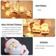 thumbnail image 2 of Guirnalda de luces con forma de Papá Noel, lámparas navideñas para exteriores (amarillo cálido), 1 unidad, 2 of 6