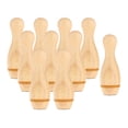 thumbnail image 3 of Kokiya 10 Pieces board Bowling Pin Portable Montessori Hardwood Fun Bowling Game, 3 of 9