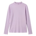 thumbnail image 4 of Zhanqunnn Girls Ribbed Long Sleeve Soft Stretch Blend Tee Kids Classic Fit, Size 5-6 Years, 4 of 4