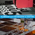 thumbnail image 5 of Uxcell Silver 6061 T651 Aluminum Sheet Metal Flat 4" x 2" x 1/4" 3 Count, 5 of 6
