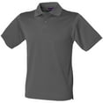 thumbnail image 1 of Henbury Mens Coolplus® Pique Polo Shirt, 1 of 1