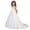 P303 White, variant on Tfken Soft Dresses Girls Comfy Holiday Travel Girls A Line Tutu Dresses Sleeveless Party Casual Fashion Toddler Cute Clothes Size 8 Years