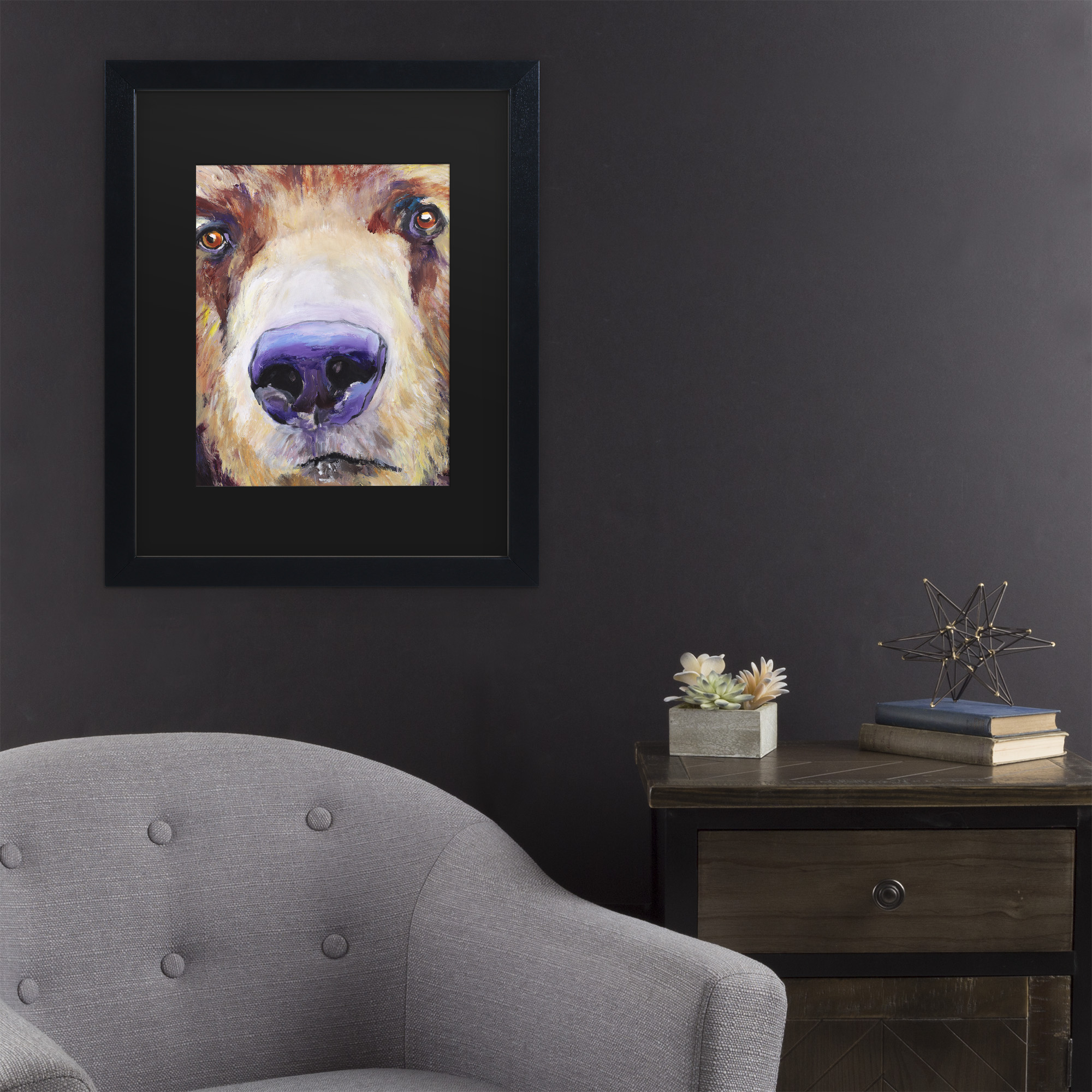 Trademark Fine Art 'The Sniffer' Canvas Art by Pat Saunders-White