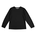 thumbnail image 6 of MESSUEN Long Sleeve Undershirt for Women Lightweight Sweatshirts for Women Plus Size Sweatshirt Womens Fall Sweatshirts Fall Sweatshirts Womens Blouses Women Shirts Black 1 XL, 6 of 6