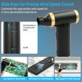 thumbnail image 4 of Sentryse Cordless Compressed Air Duster, 200000RPM Rechargeable Air Cleaner, Electric Air Blower to Replace Compressed Air Cans for Computer, Keyboard, Electronics, 4 of 9