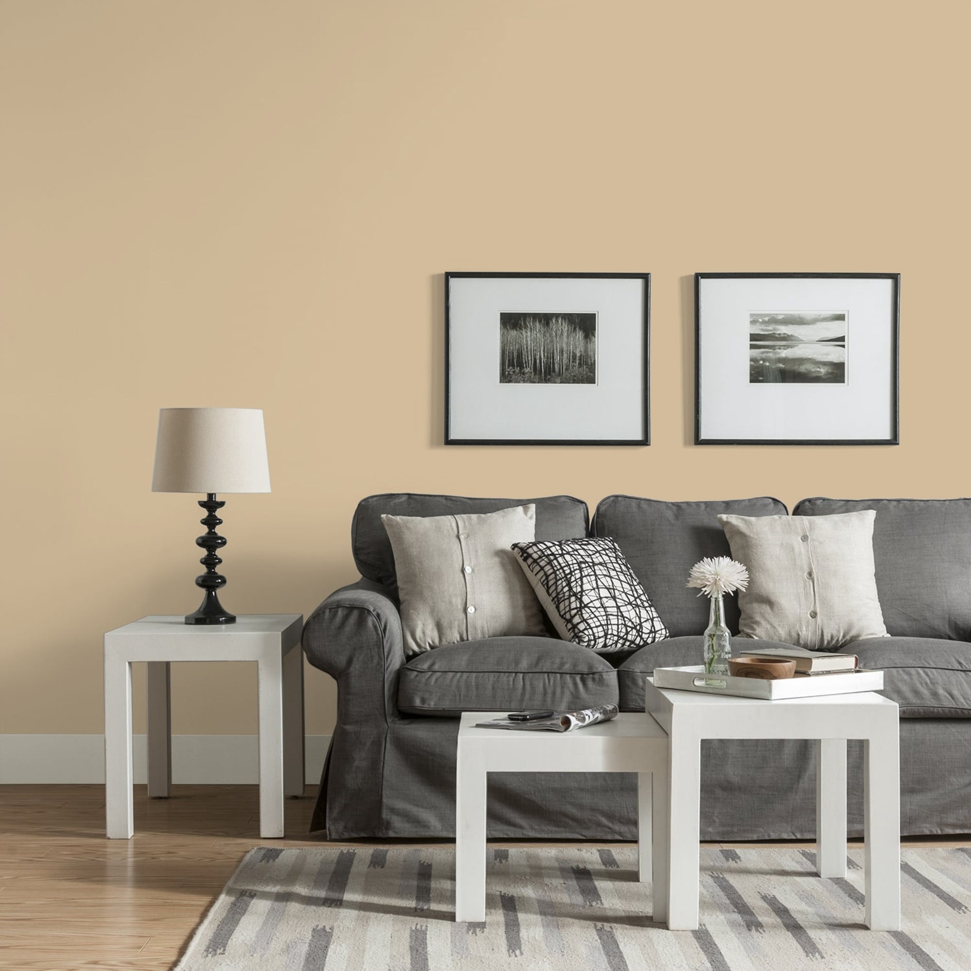 Glidden HEP Pony Tail / Beige, Eggshell Interior Paint with Primer, 1 Quart