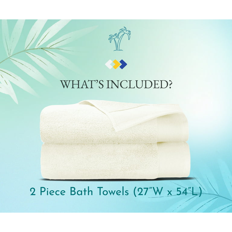 Lane Linen 100% Cotton Extra Large Bath Towels, Zero Twist, 4 Piece Bath Sheet Set, Quick Dry, Super Soft Shower Towels, Highly