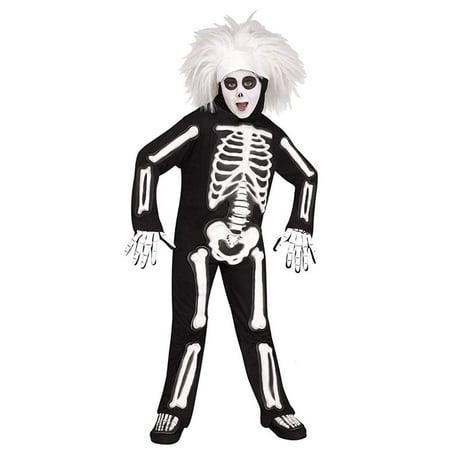 fun world saturday night live license beat boy skeleton child costume, large, multicolor