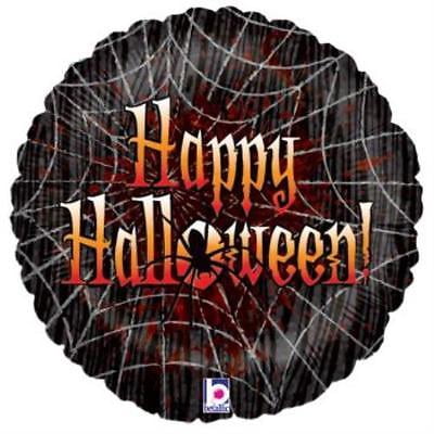 - Halloween Wicked Web Foil Balloon, 4PK