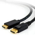 thumbnail image 3 of DisplayPort to HDMI Ultra HD 4K Cable 10 Feet 3D Audio/Video Converter 10 Ft - axGear, 3 of 3