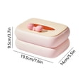 thumbnail image 3 of Dvkptbk plastic tissue box Tissue Box Living Room Napkin Box Desktop Coffee Table Storage Cute Paper Drawer Box, 3 of 6