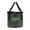 Green, variant on YAHHU Collapsible Folding Bucket with Mesh Pouch Portable Draining Basket Water Container for Outdoor Camping Fishing Car Washing 13.8 inches / 35 cm Black