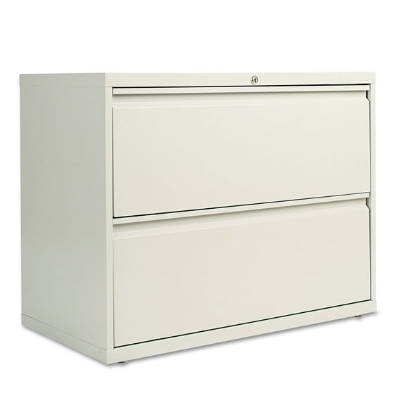 Alera 2 Drawers Lateral Lockable Filing Cabinet, Gray