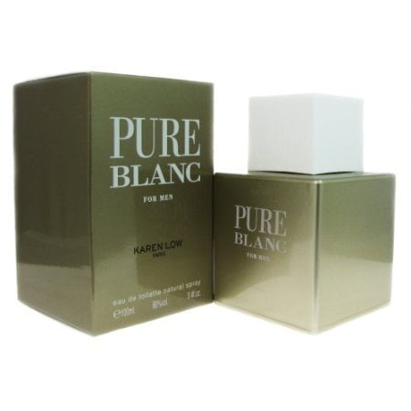Karen Low Pure Blanc Eau De Toilette Spray for Men, 34 Ounce