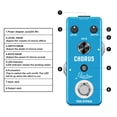 thumbnail image 2 of Chorus Pedal Rowin LE-304 Analog True Bypass 9V, 2 of 8