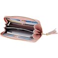 thumbnail image 4 of Womens Wallet Tassel Bifold Ladies Cluth Wristlet Wrist strap Long Purse, 4 of 4