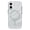Silver Glitter, variant on ZAGG Milan Snap Case for iPhone 16 White Glitter Swirl
