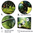 thumbnail image 5 of Designart "Green Ant Guardian Of The Forest" Animals Ant Picture Framed Canvas Prints, 5 of 5