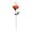 Orange #1, variant on ZZAIXHL Silk Skeleton Hand Rose Bouquets Flexible Stem Flowers Arrangement Decoration for Halloween Weddings Event Flexible Skeleton Hand Flower Display