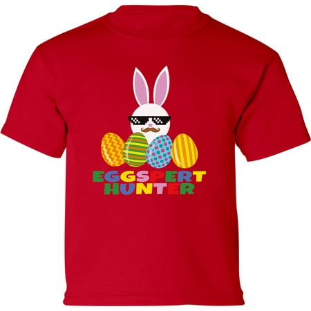 

Eggspert Hunter Bunny Graphic Shirt - Happy Easter Day Infant SHirt - Christian T-Shirt Boys Girls Outfit Gifts