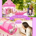 thumbnail image 3 of Juega Tent Celontry Princess 3 en 1 con túnel de acceso y piscina de bolas, 3 of 8