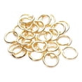 thumbnail image 1 of EeaseCA 180 Pcs Anneau Rond en Métal Multi-Usage pour Sacs Accessoires DIY - 14MM (Or), 1 of 7