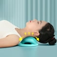 thumbnail image 1 of Cervical Support Pillow, Acupressure Neck Pain Relief, Memory Foam Material, Ergonomic Design, For Sleeping/Travel, Lumbar & Neck Alignment, Orthopedic Traction Support, Hypoallergenic SOPABCP, 1 of 8