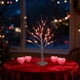 thumbnail image 5 of Lunxisen 4 Pcs Valentines Day Decoration Tree Light with Heart Ornaments,Battery Operated Valentines Day Decor Lighted Tree, for Home Table Bedroom, 5 of 8