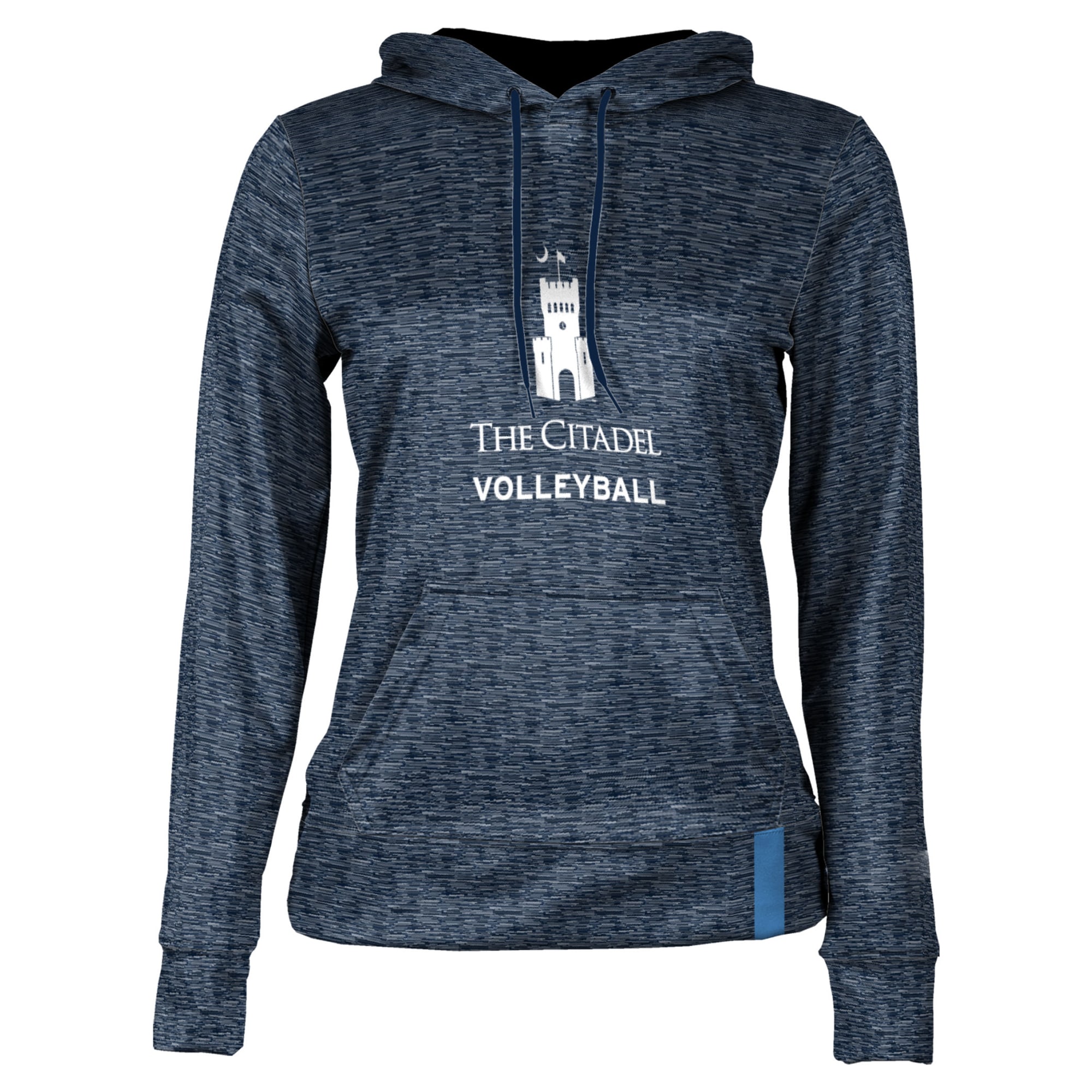 Women's Navy Citadel Bulldogs Volleyball Pullover Hoodie - image 2 of 3