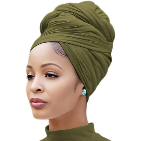 Head Wraps for Black Women Stretch Turban Headwraps Scarf Hair Wraps Head Scarf for Locs Braids