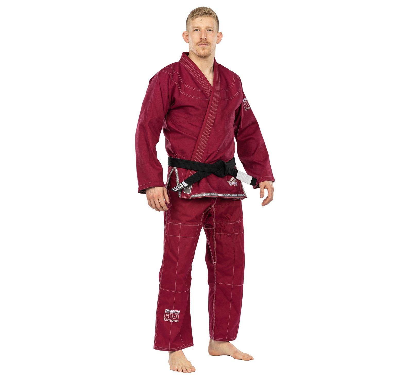 Fuji Suparaito Superlite Brazilian Jiu Jitsu Gi Burgundy (A3H