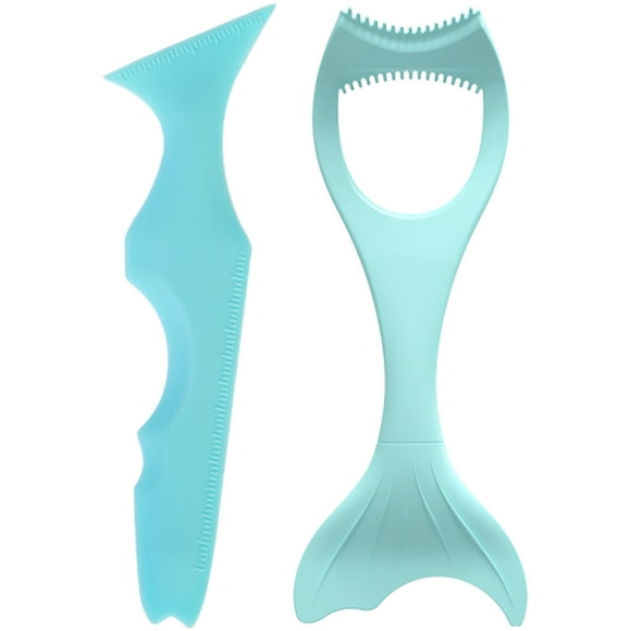 2 plantillas de silicona para delineador de ojos, protector de delineador, aplicador de sombra de ojos, guía de herramientas