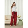 thumbnail image 3 of HiddenValor Women's Pajama Pants, Cotton Sleepwear Plaid Pajamas, 3 of 4