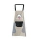 thumbnail image 1 of Delantal de cocina Bearachild moda sin mangas multicolor para hombre y mujer con toalla de mano colgante gris, 1 of 6