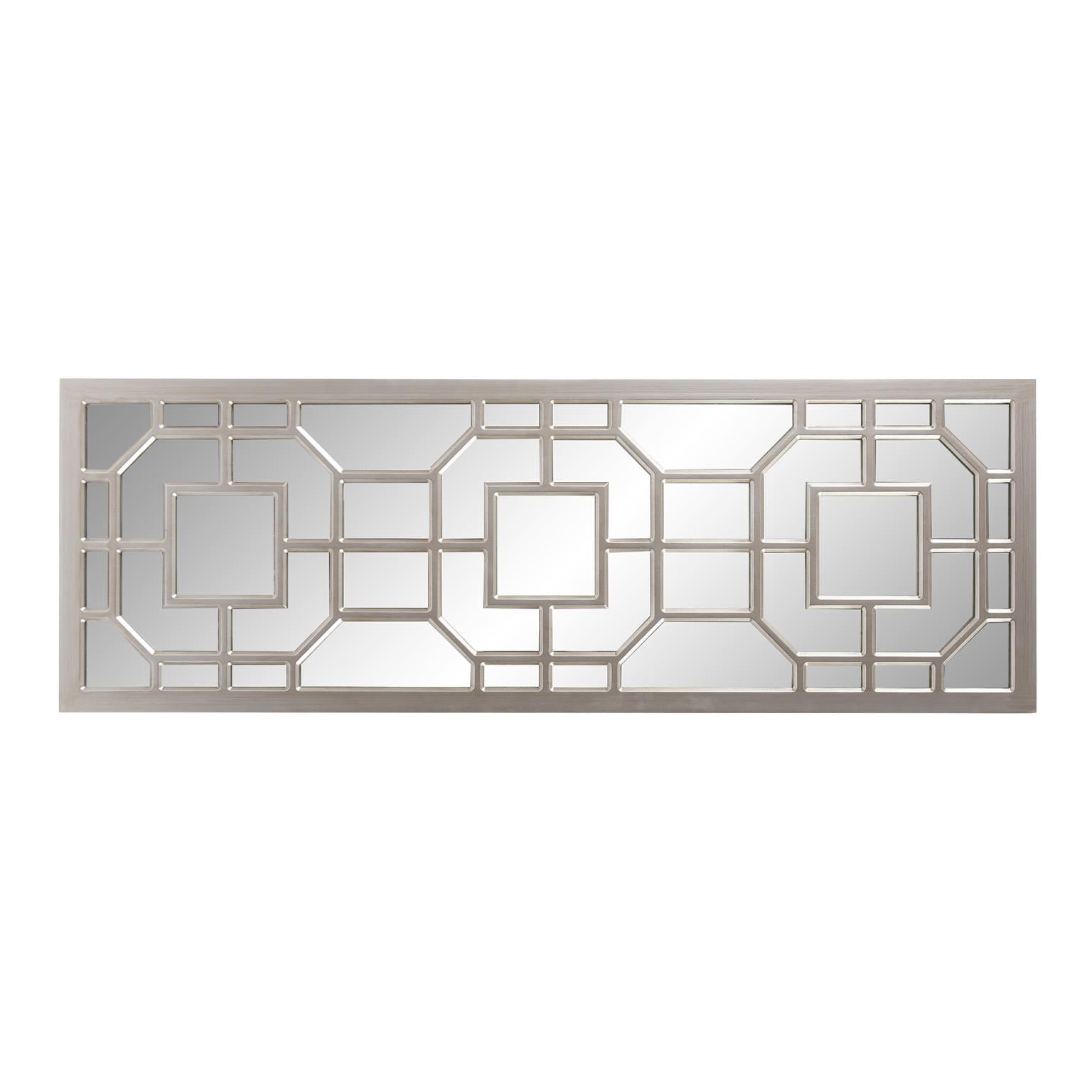 Tyler Dillon Rectangular Contemporary Aldrich Wall Mirror 15.75"W x 46.5"H