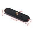 thumbnail image 3 of 4 Pcs M6x1.0 Red Universal Rectangular Screw Mount Reflective Warning Reflector with Nut for Motorcycle, 3 of 6
