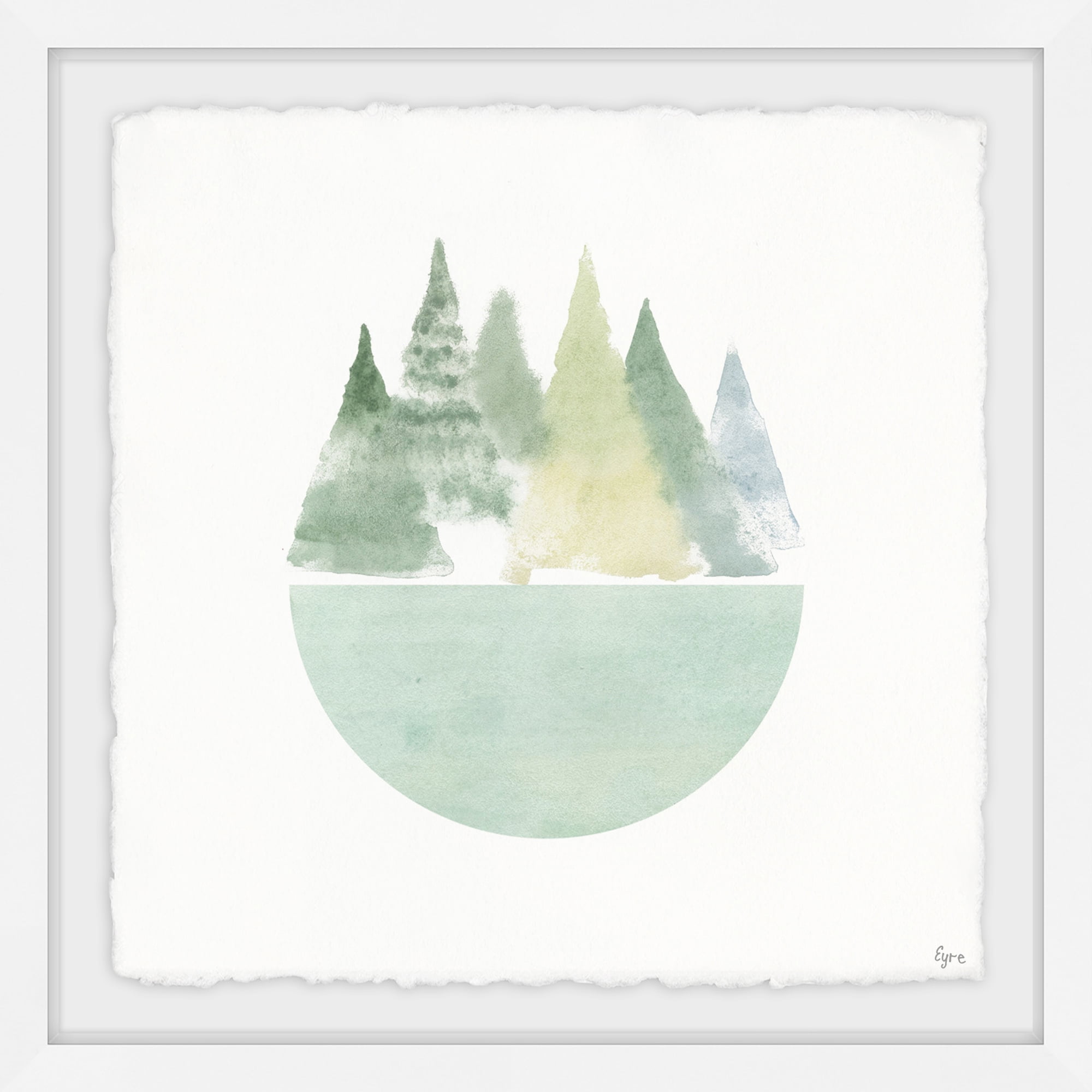 Tree Place Framed Painting Print